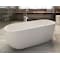 Alfi Brand ALFI brand AB8838 59" White Oval Acrylic Free Standing Soaking Bathtub AB8838 - alternate 1